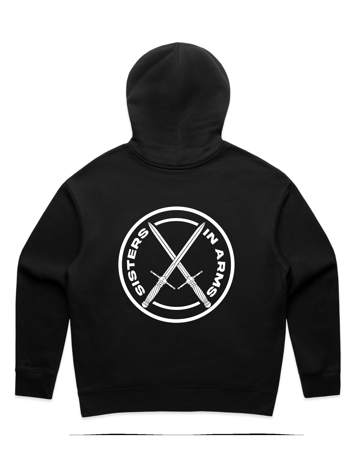PROTECT SERVE CONQUER HOODIE - WHITE LOGO