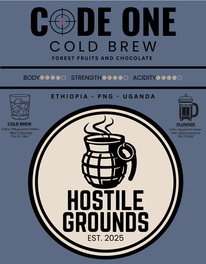 Code One Cold Brew Coffee Beans - Ground