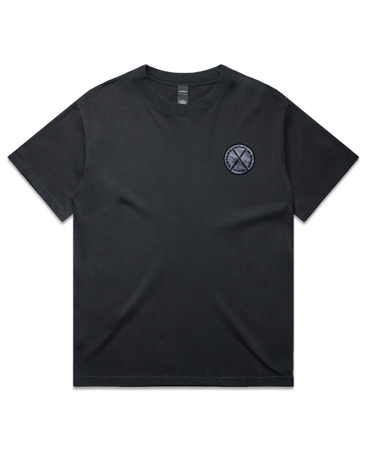 Service Heavy Faded Oversized Tee