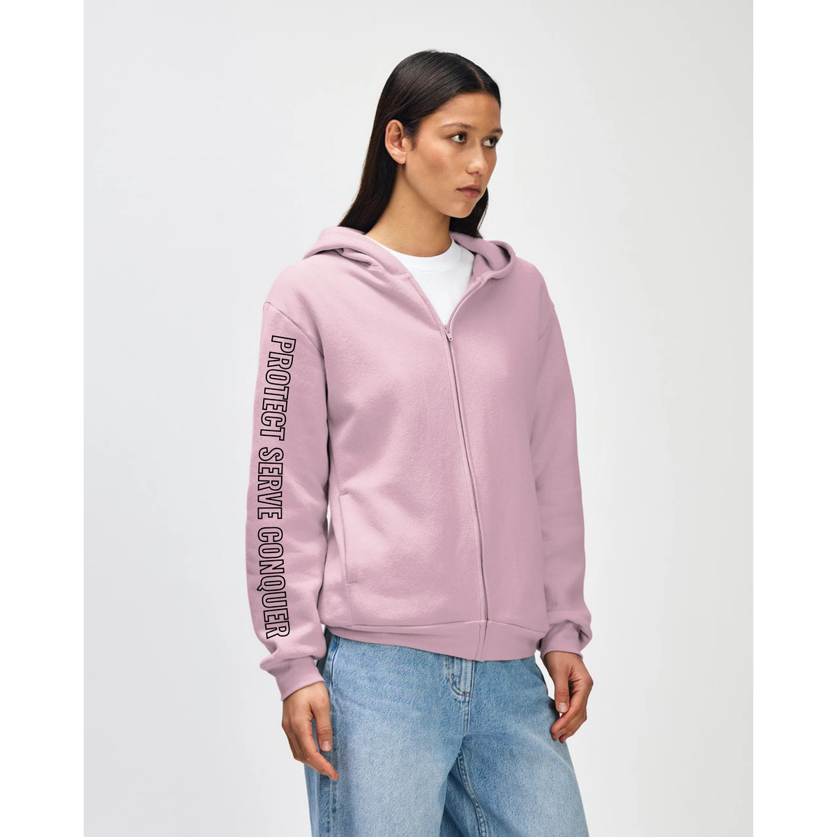 Protect Serve Conquer Zip-up Hoodie