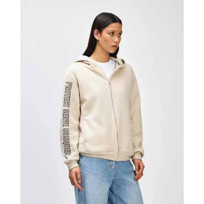 Protect Serve Conquer Zip-up Hoodie