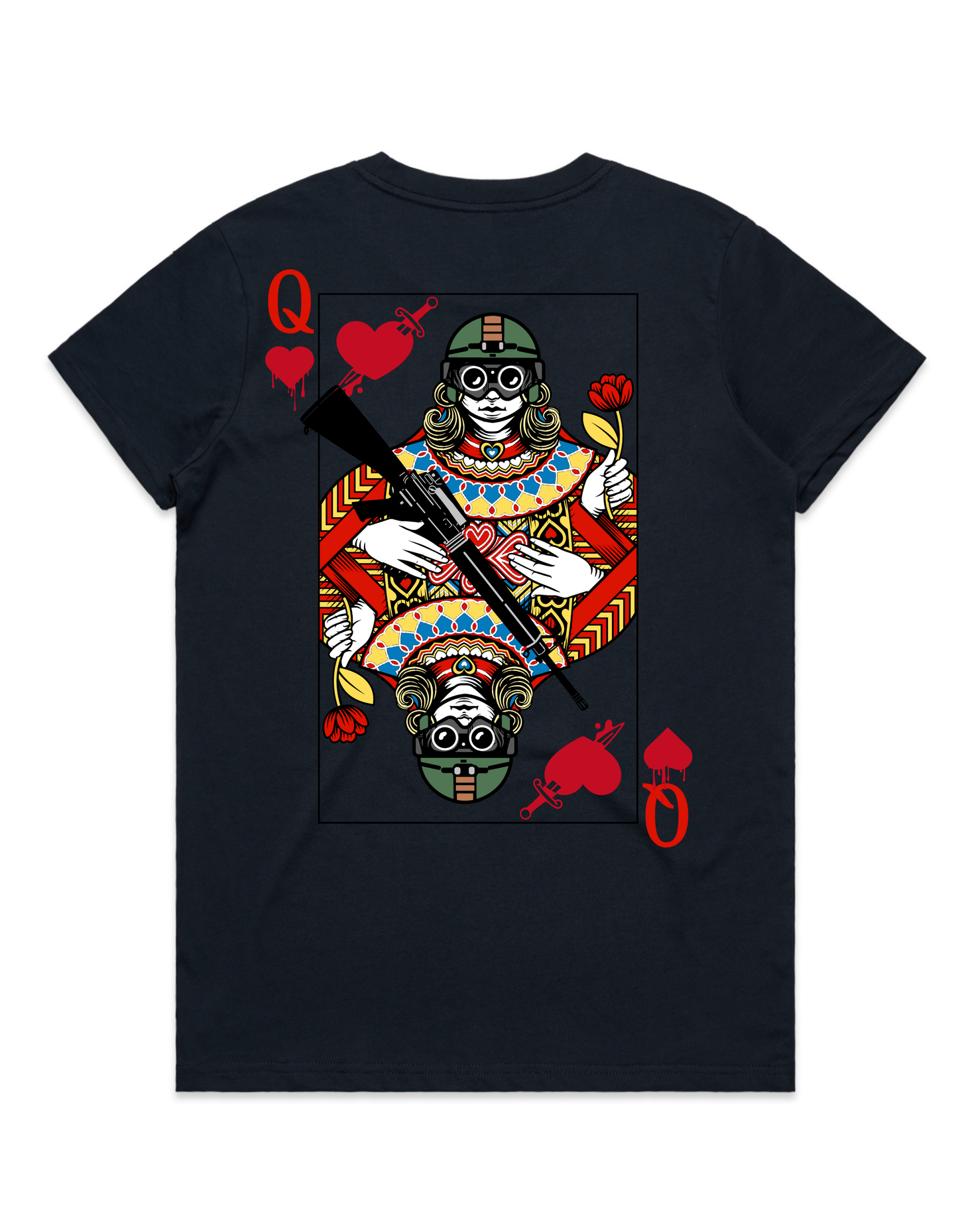 QUEEN OF HEARTS LADIES TEE