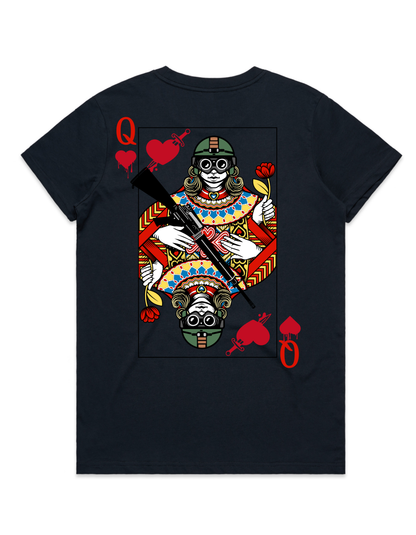 QUEEN OF HEARTS LADIES TEE