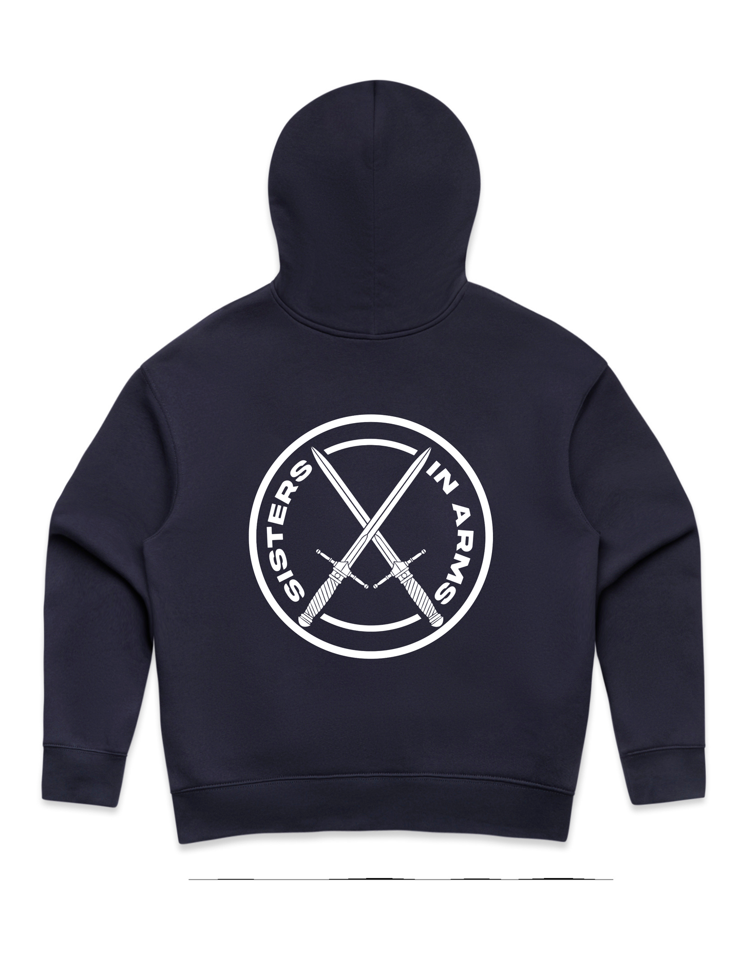 PROTECT SERVE CONQUER HOODIE - WHITE LOGO