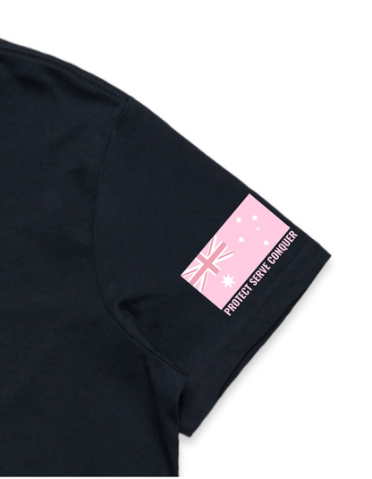 PROTECT SERVE CONQUER - Black with coloured logo