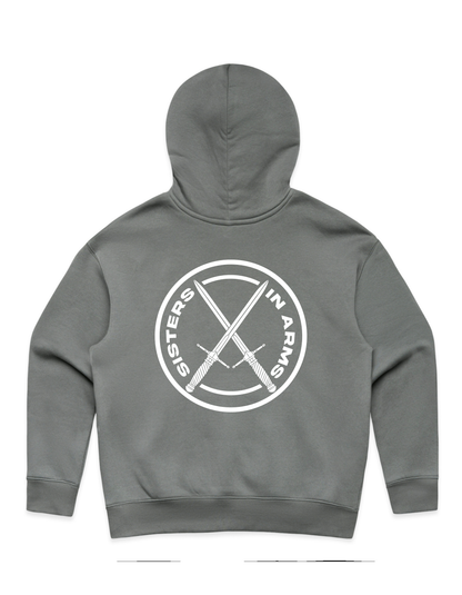 PROTECT SERVE CONQUER HOODIE - WHITE LOGO