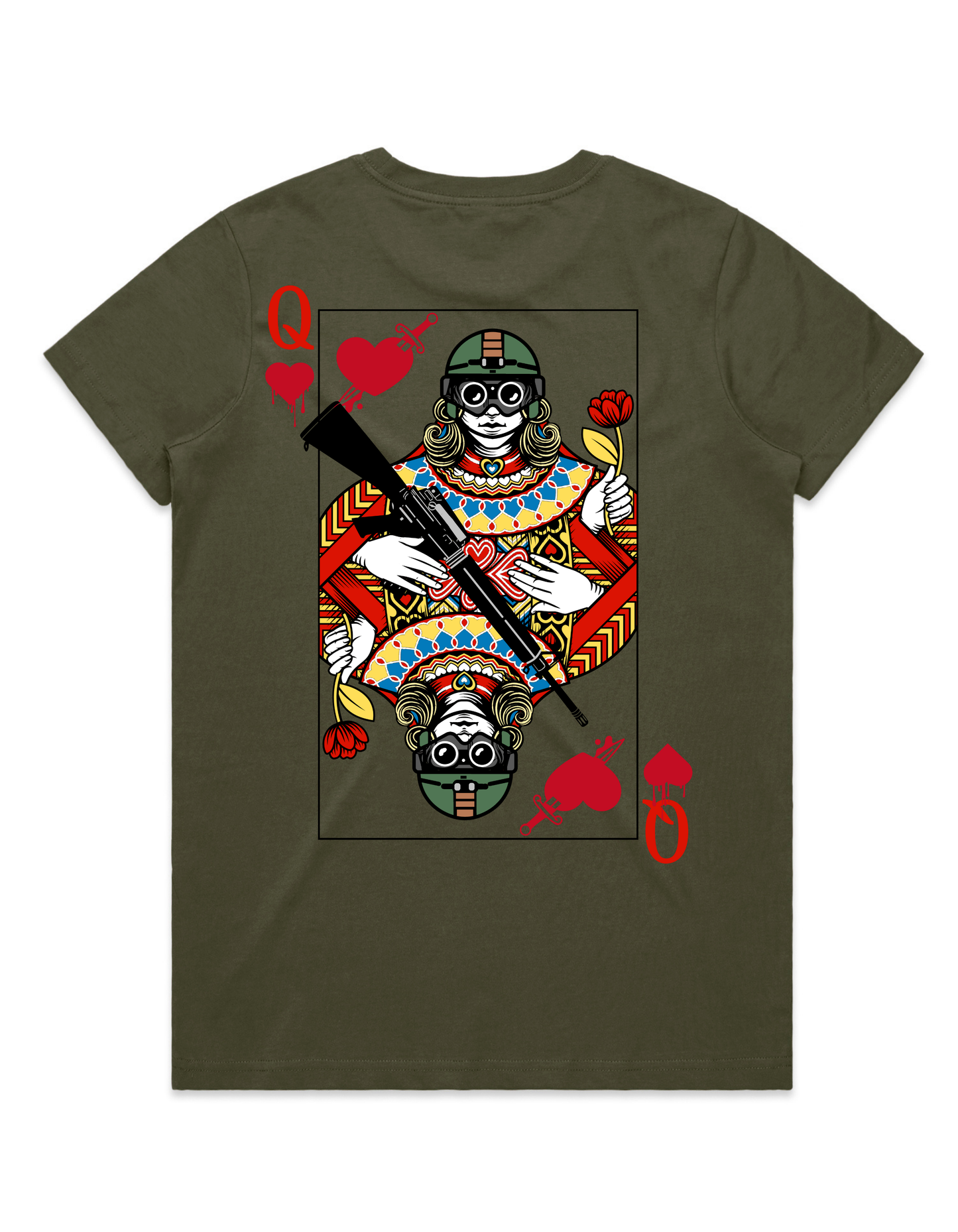 QUEEN OF HEARTS LADIES TEE
