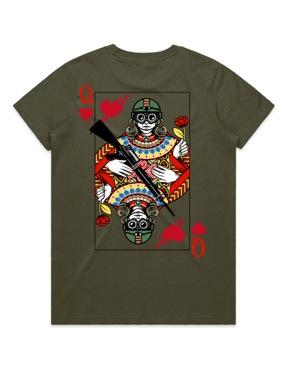 QUEEN OF HEARTS LADIES TEE