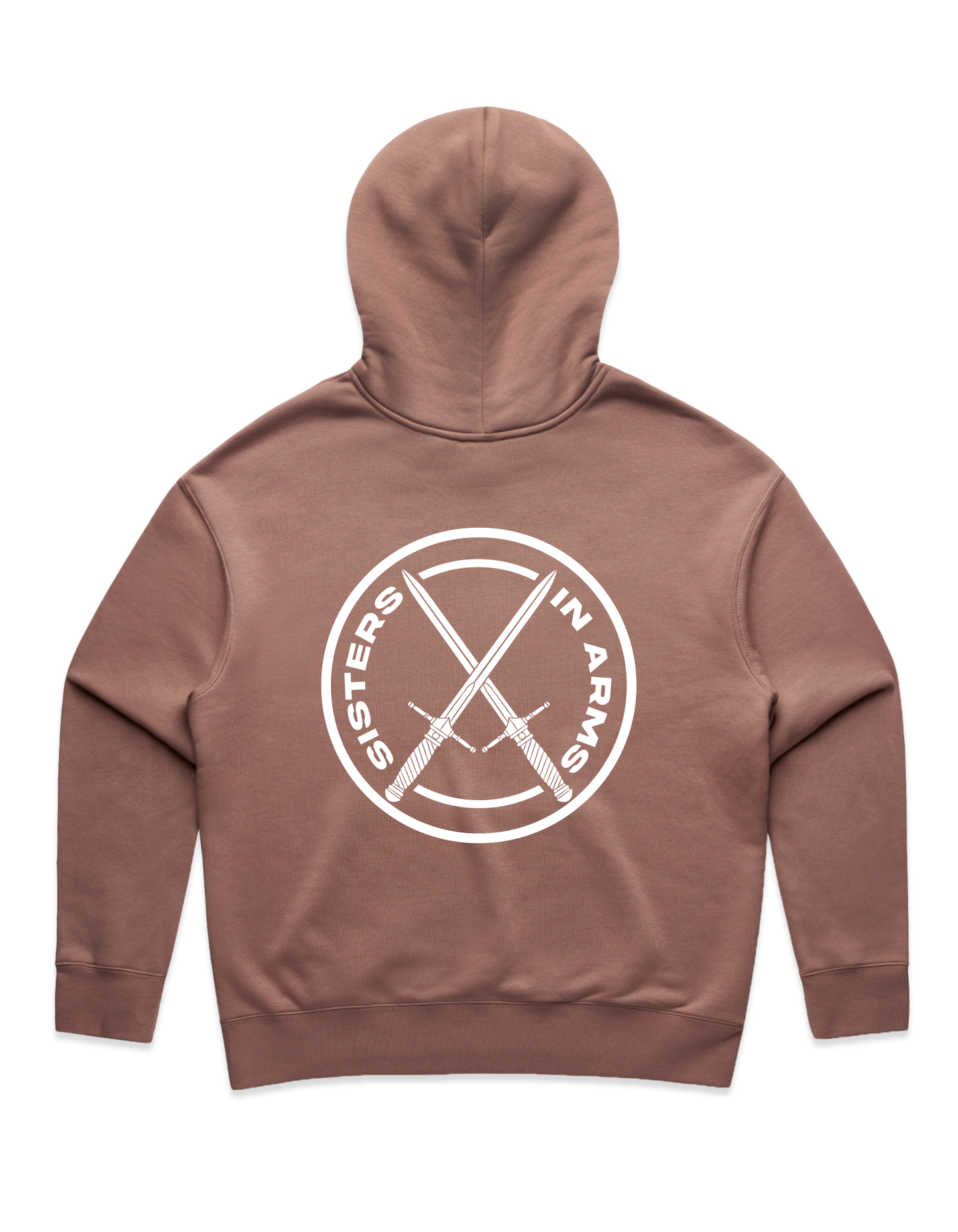PROTECT SERVE CONQUER HOODIE - WHITE LOGO
