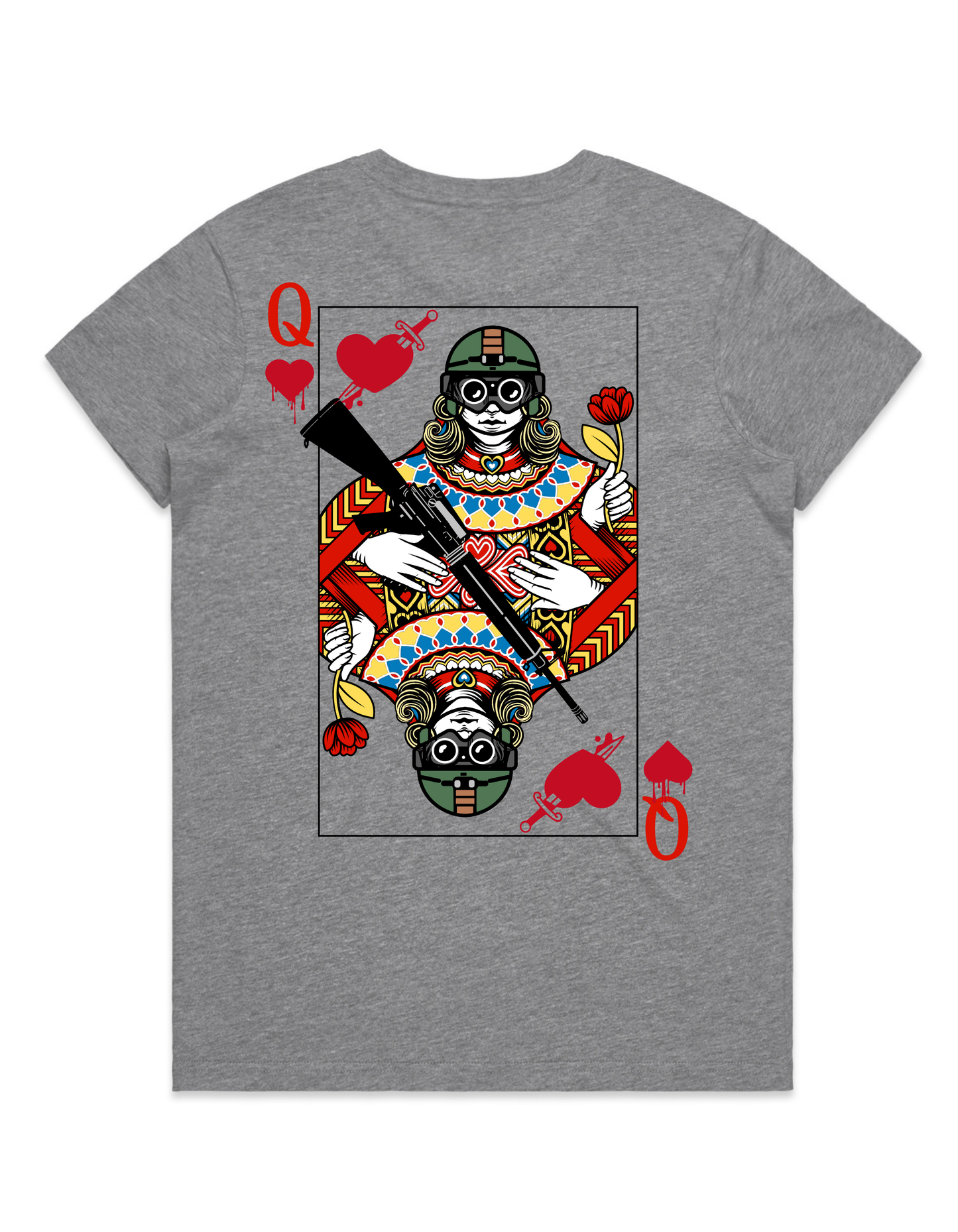 QUEEN OF HEARTS LADIES TEE