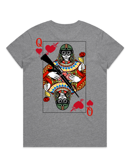 QUEEN OF HEARTS LADIES TEE