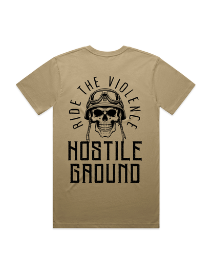 RIDE THE VIOLENCE TEE - BLACK