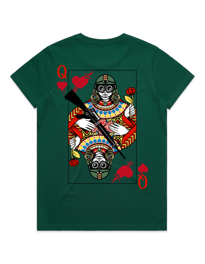 QUEEN OF HEARTS LADIES TEE