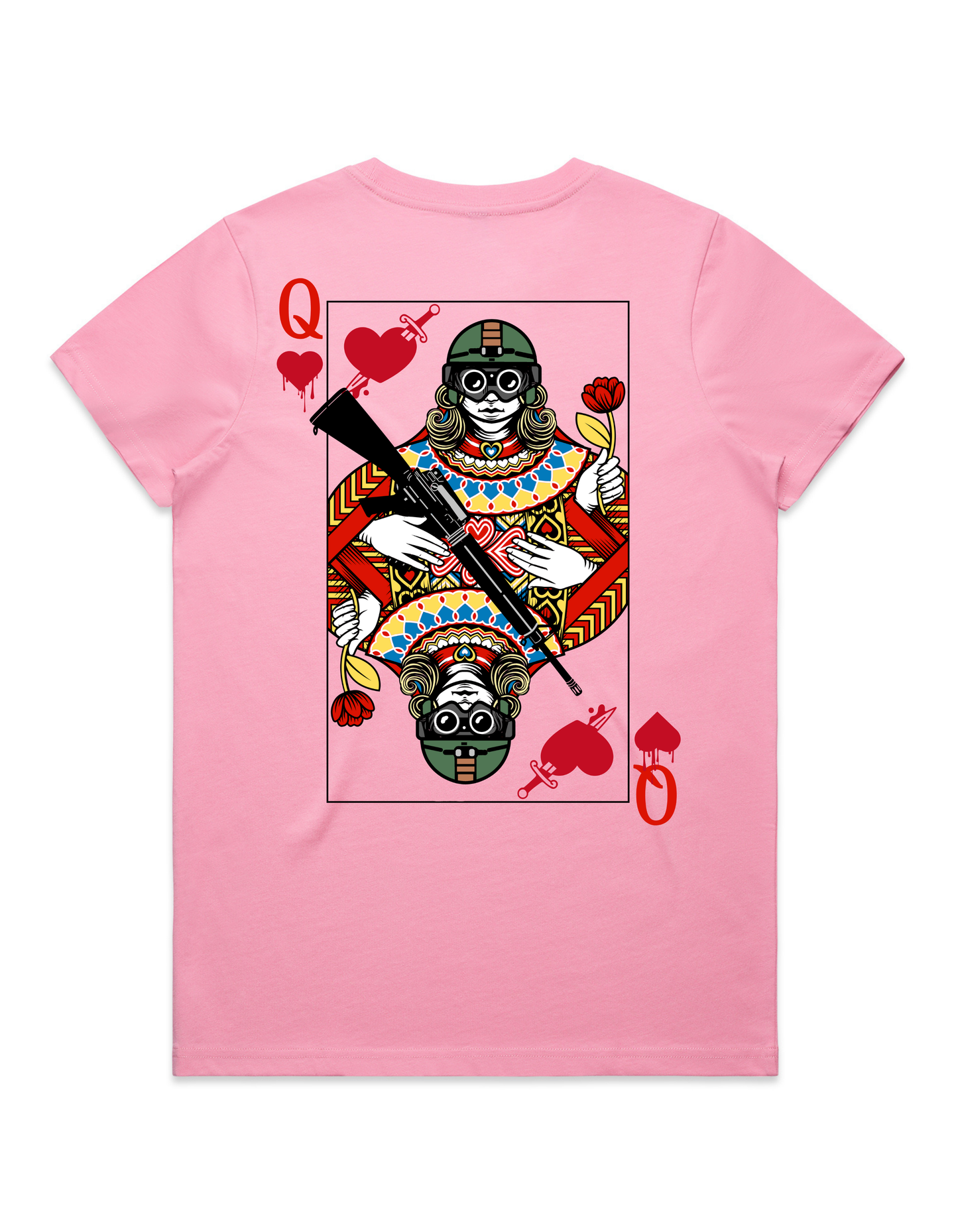 QUEEN OF HEARTS LADIES TEE