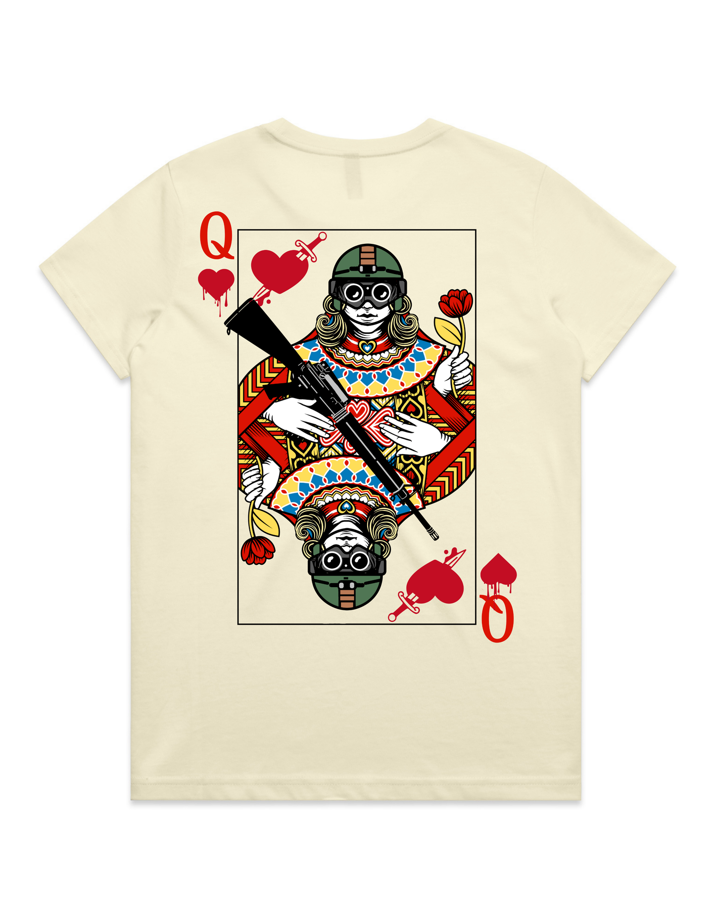 QUEEN OF HEARTS LADIES TEE