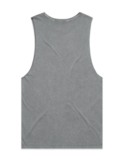 SCOPE STONE WASH TANK - WHITE