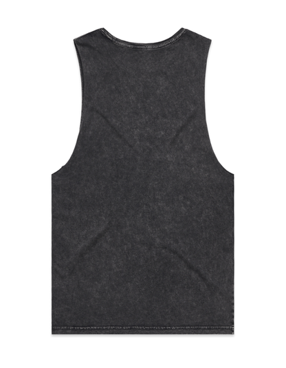SCOPE STONE WASH TANK - BLACK