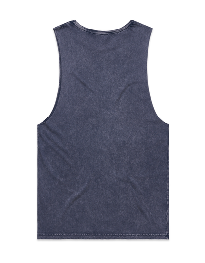 SCOPE STONE WASH TANK - BLACK