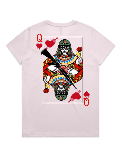 QUEEN OF HEARTS LADIES TEE