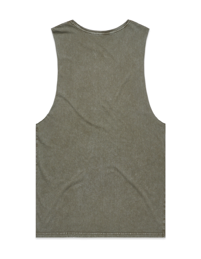SCOPE STONE WASH TANK - WHITE