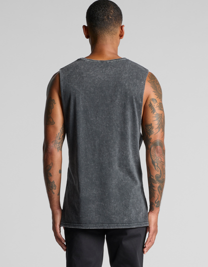 SCOPE STONE WASH TANK - BLACK