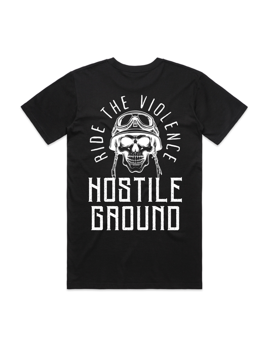 RIDE THE VIOLENCE TEE - WHITE