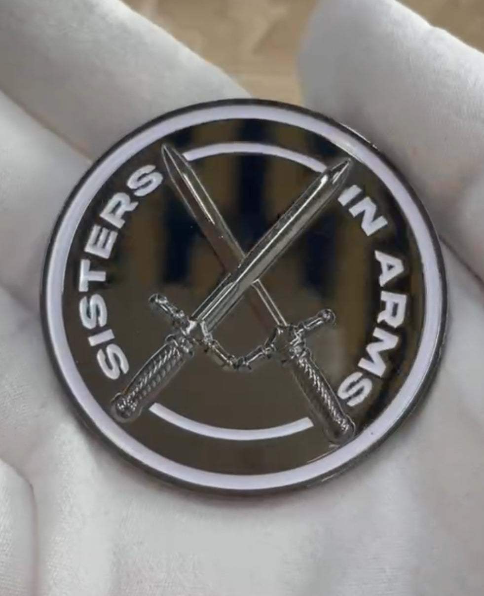 Brother Inarms Coin SISTERS IN ARMS OG CHALLENGE COIN
