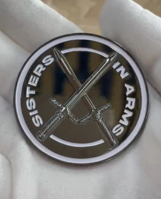 SISTERS IN ARMS OG CHALLENGE COIN