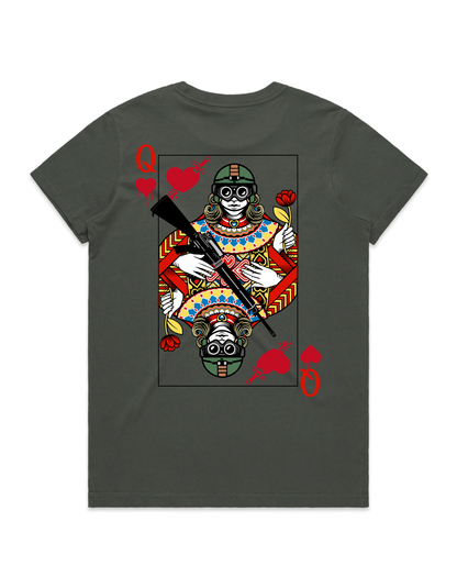 QUEEN OF HEARTS LADIES TEE
