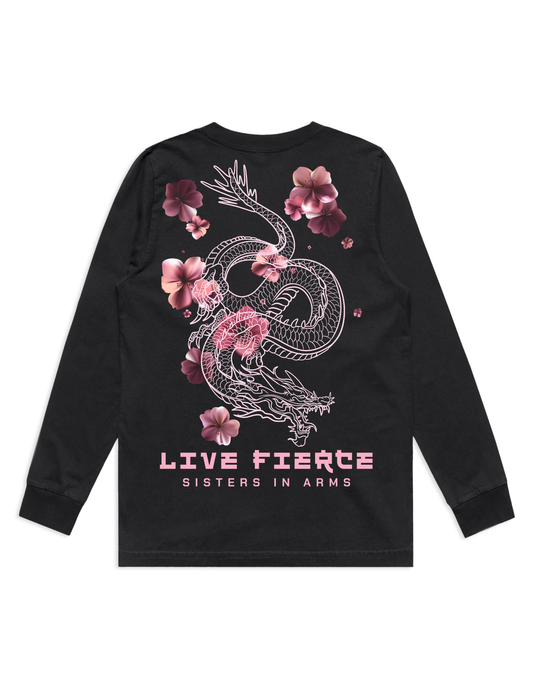 Live Fierce Heavy Long Sleeve Tee