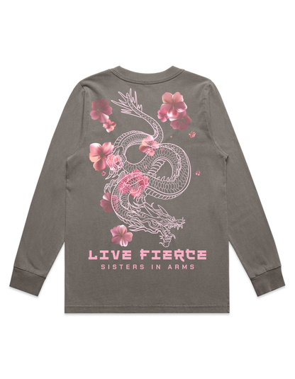 Live Fierce Heavy Long Sleeve Tee