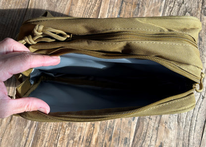 MORNING ROUTINE TOILETRIES BAG - KHAKI / GREEN / BLACK / BLACK CAM