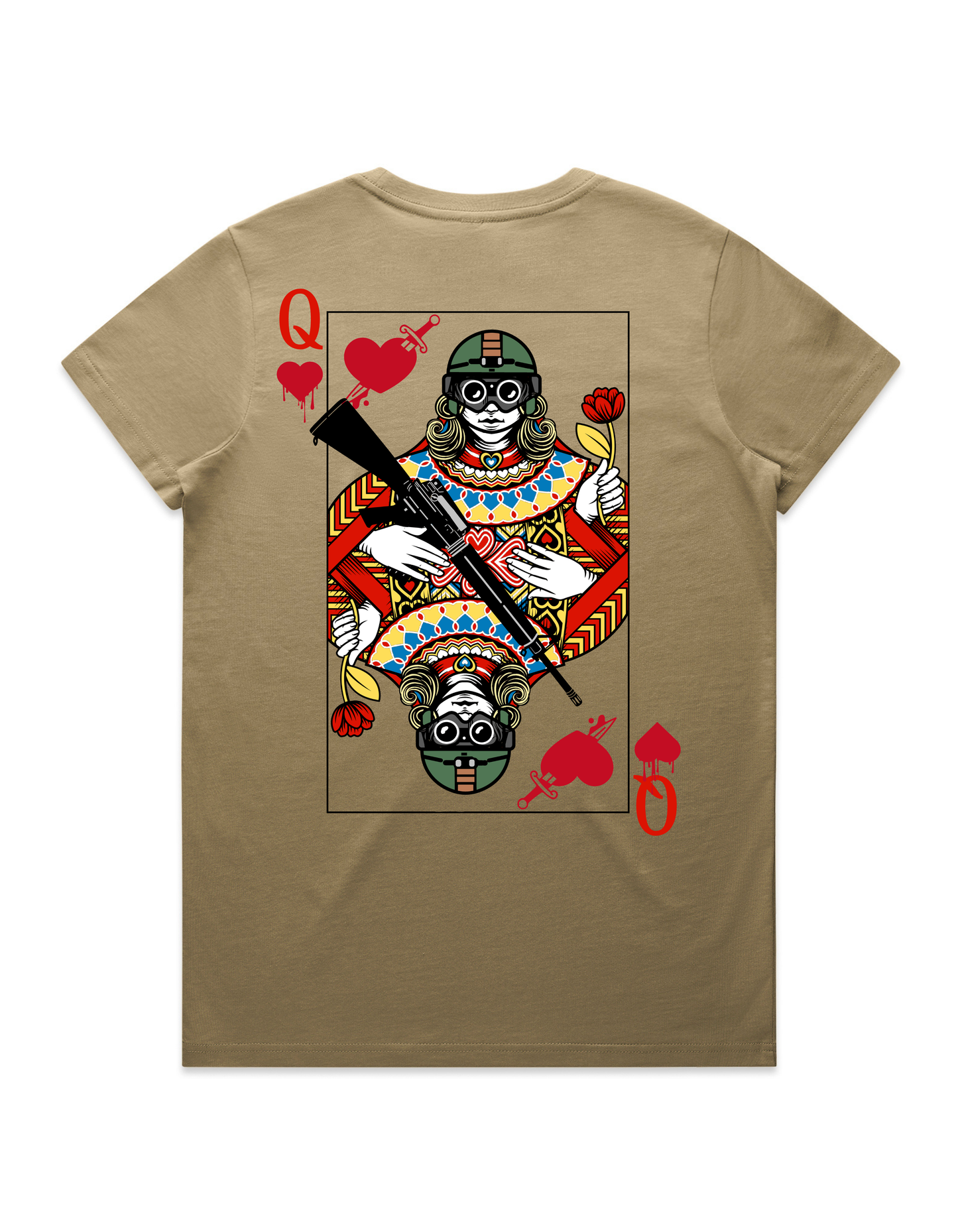 QUEEN OF HEARTS LADIES TEE