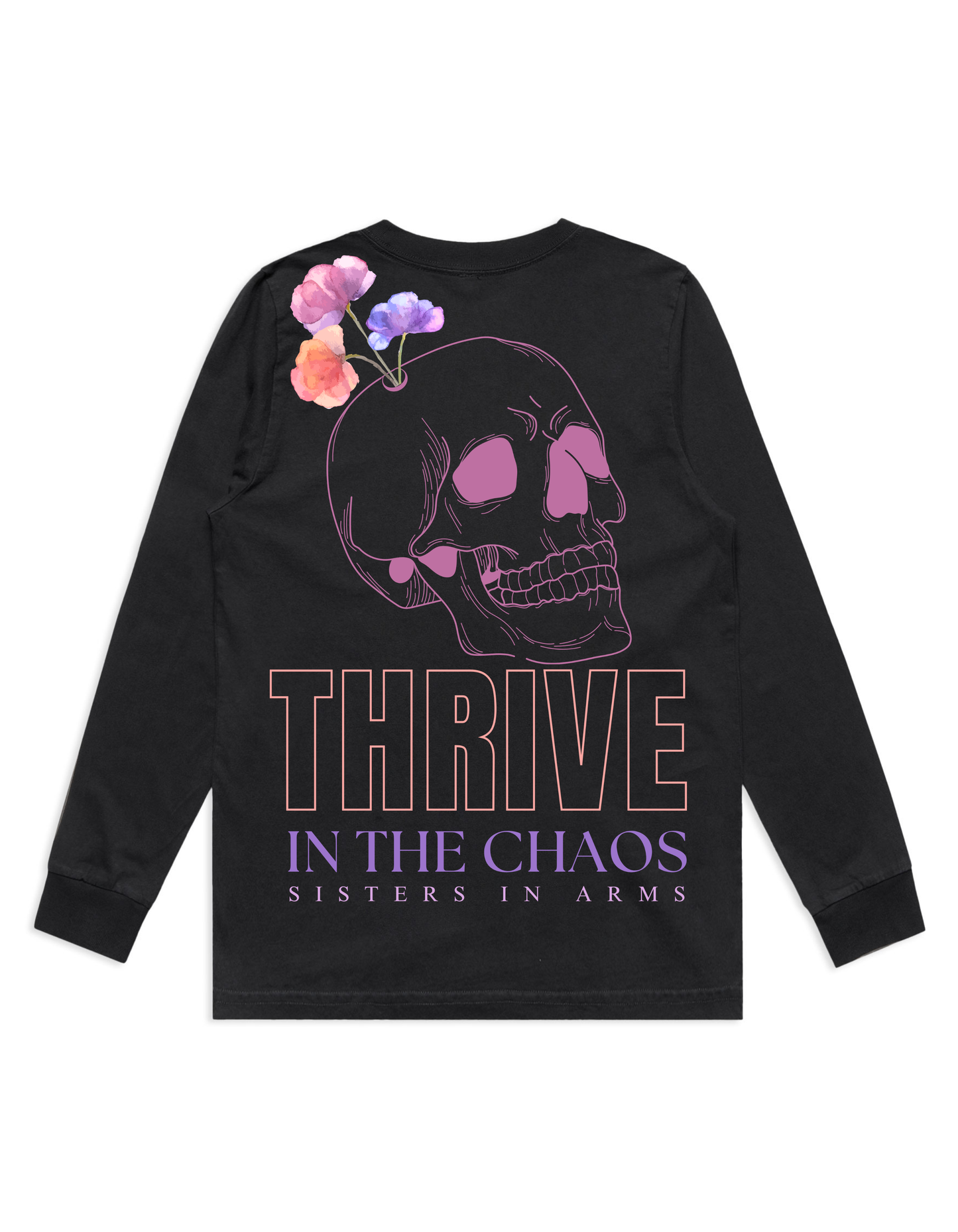 Thrive In The Chaos Heavy Long Sleeve Tee