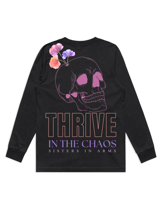 Thrive In The Chaos Heavy Long Sleeve Tee