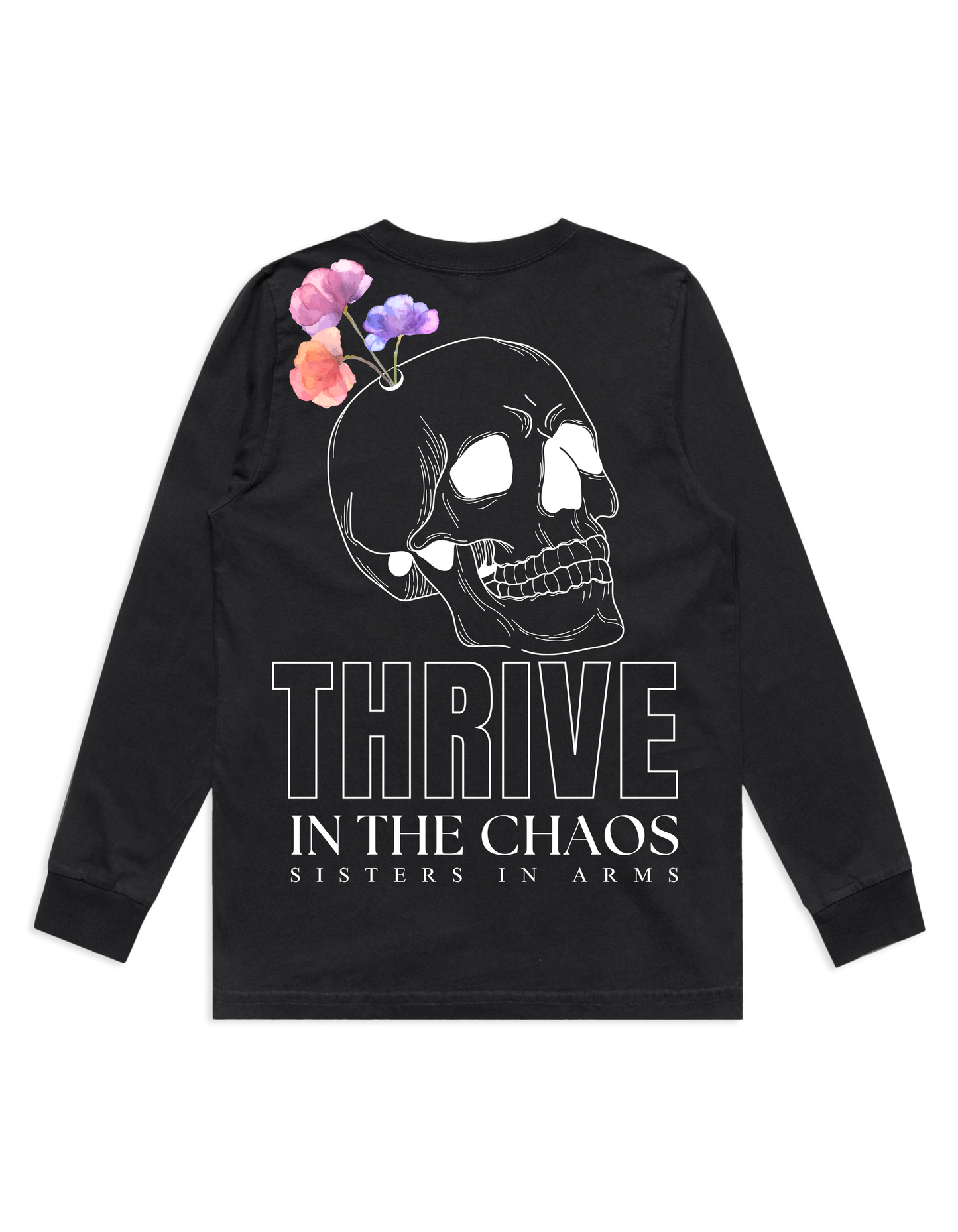 Thrive In The Chaos Heavy Long Sleeve Tee
