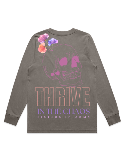 Thrive In The Chaos Heavy Long Sleeve Tee