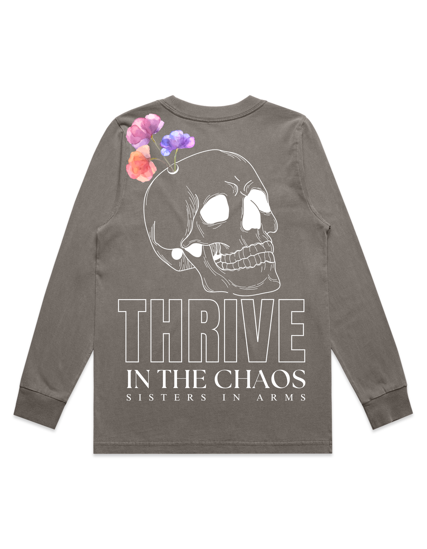 Thrive In The Chaos Heavy Long Sleeve Tee