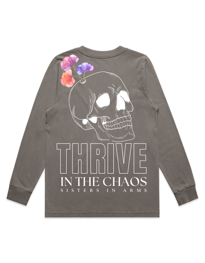 Thrive In The Chaos Heavy Long Sleeve Tee