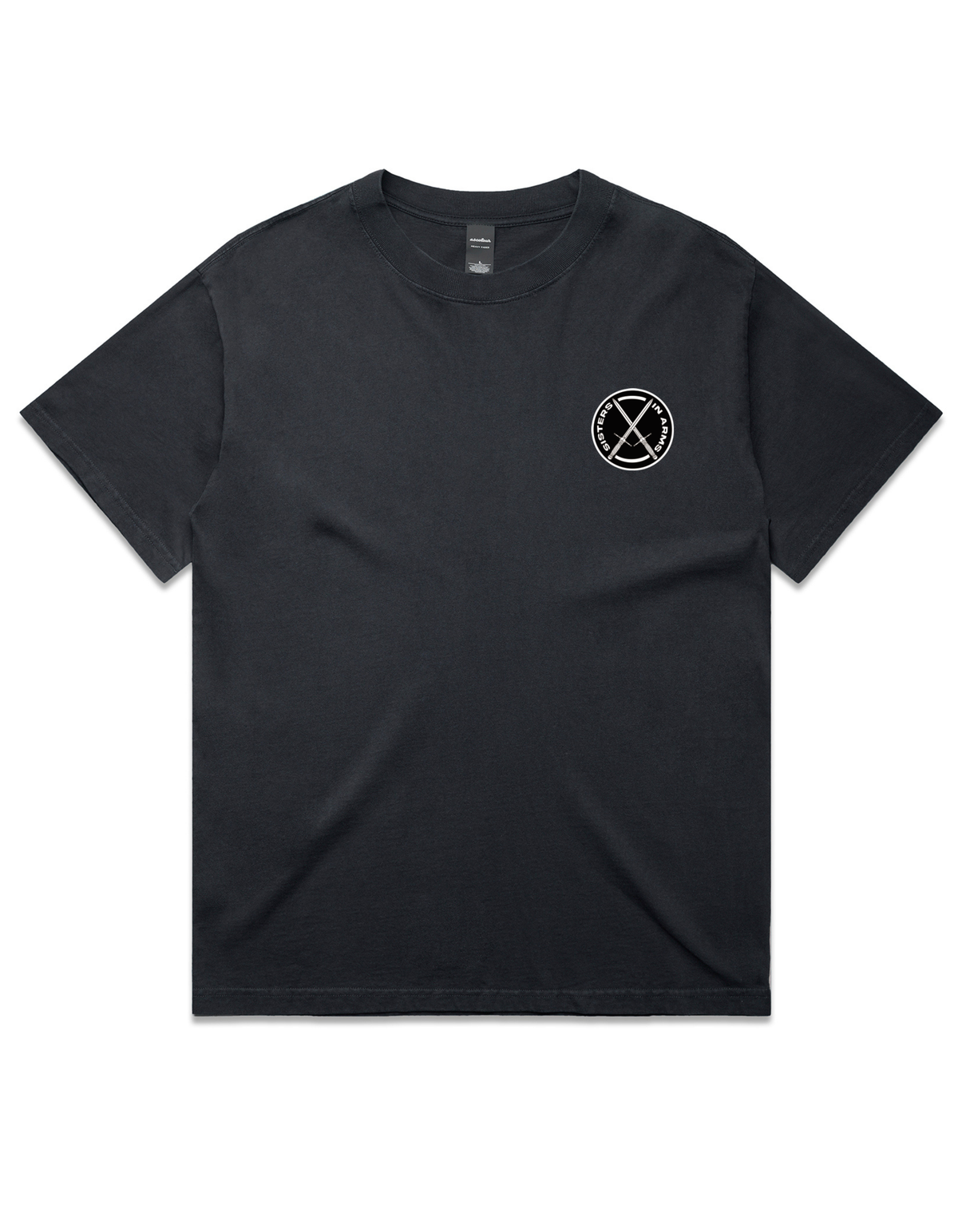 Service Heavy Faded Oversized Tee