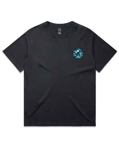 Service Heavy Faded Oversized Tee