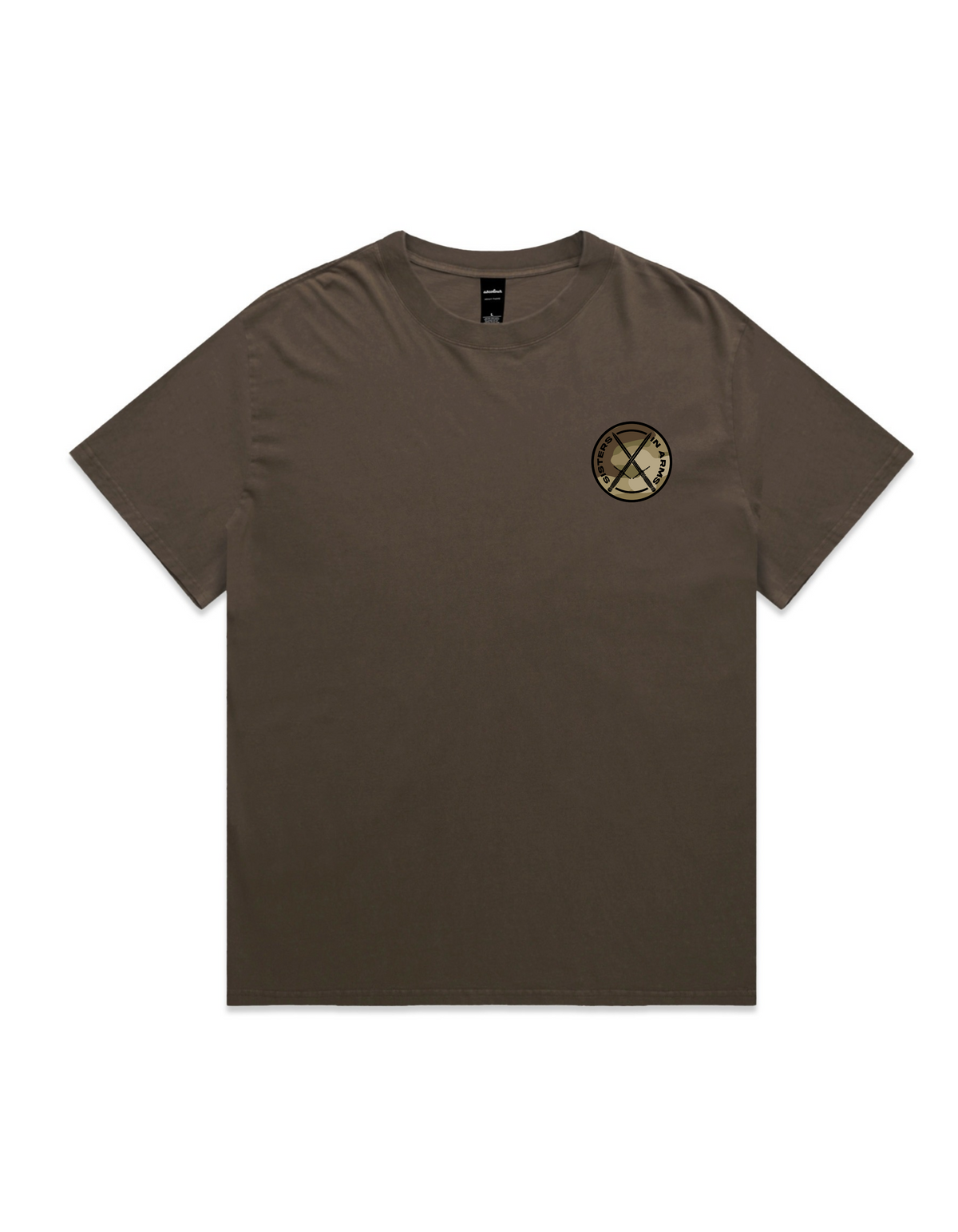 Service Heavy Faded Oversized Tee