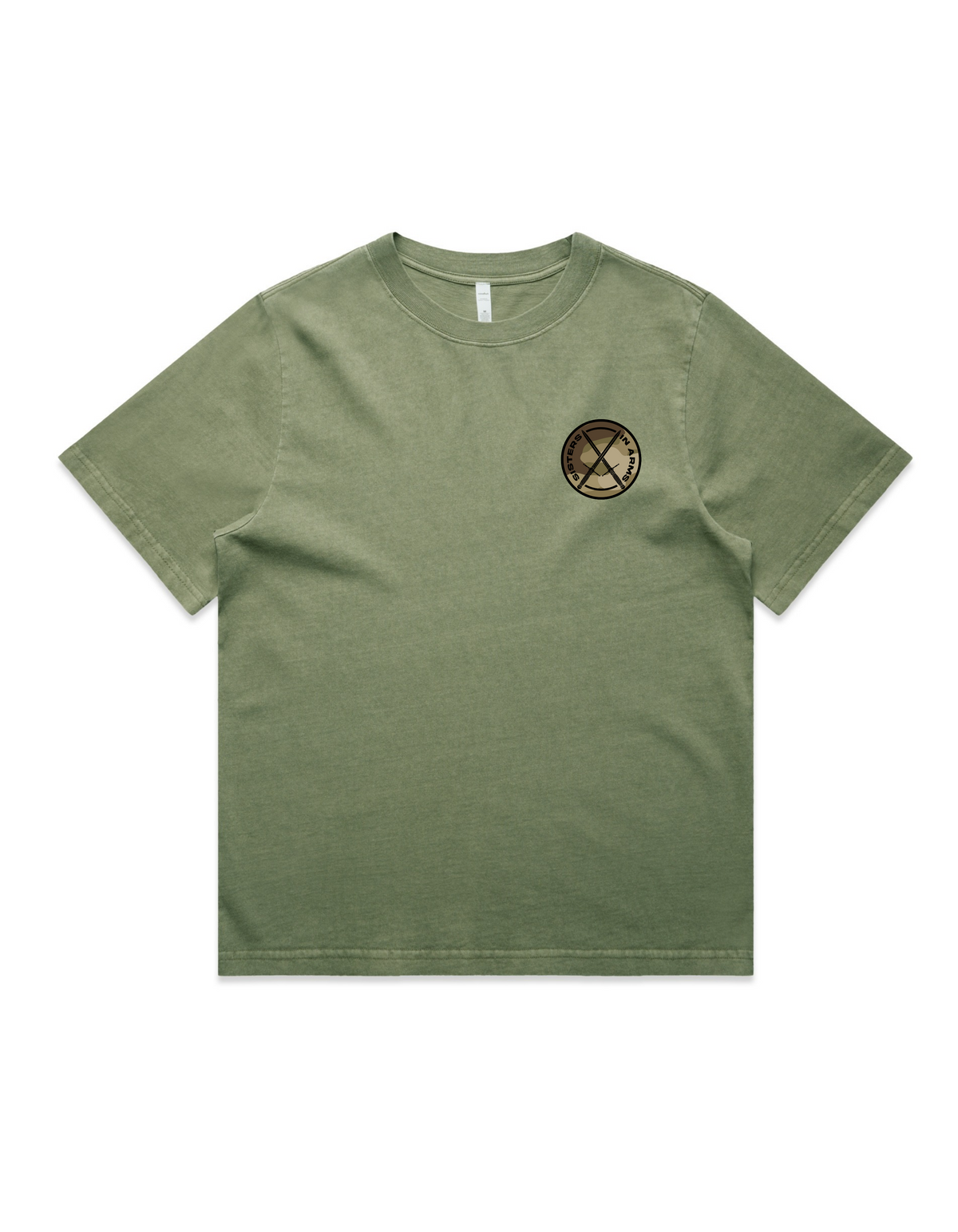Service Heavy Faded Oversized Tee