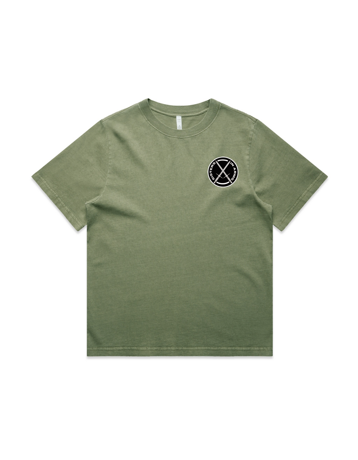 Service Heavy Faded Oversized Tee