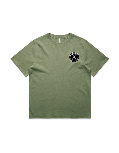 Service Heavy Faded Oversized Tee
