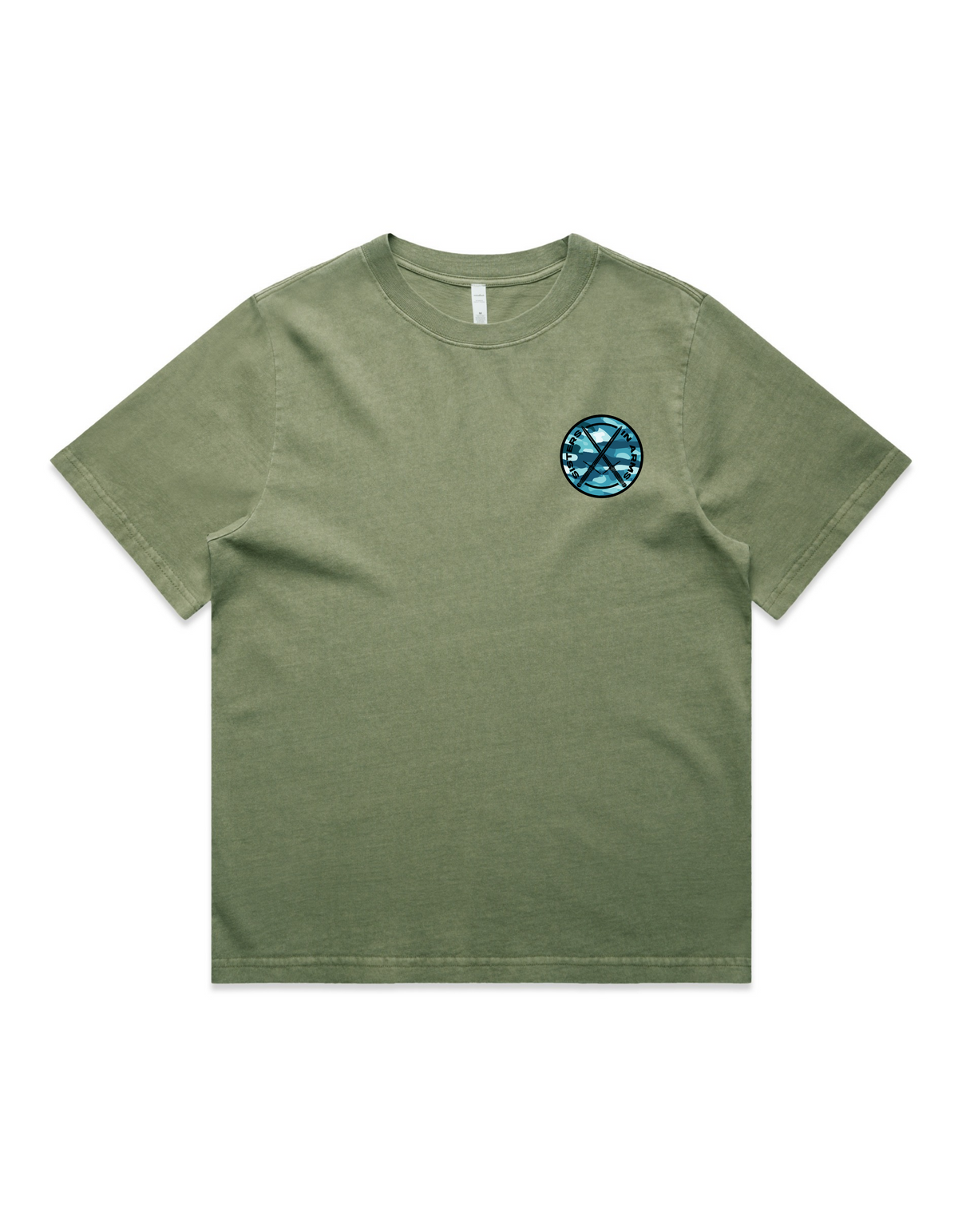 Service Heavy Faded Oversized Tee